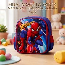 MOCHILA SPIDER MAN TORA X14 PULCADA 2 CIERRA 1405