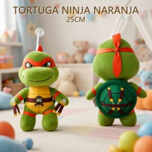 TORTUGA NINJA NARANJA 25CM