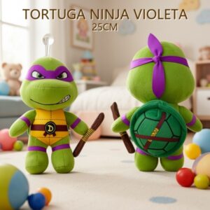 TORTUGA NINJA VIOLETA 25CM