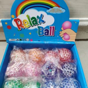 SQUISHY PELOTA COLOR SURTIDO X12 030-5