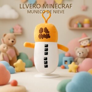 LLVERO MINECRAF MUNECO DE NIEVE