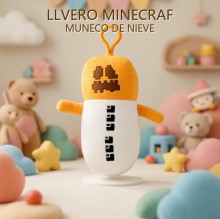 LLVERO MINECRAF MUNECO DE NIEVE