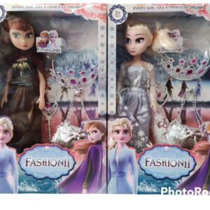 FROZEN X1 CON CORONA Y CARTERA 45CM YB016