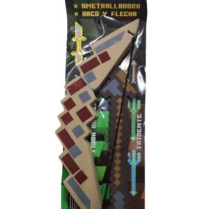 MINECRATF ARCO Y FLECHA (GOMA 07)