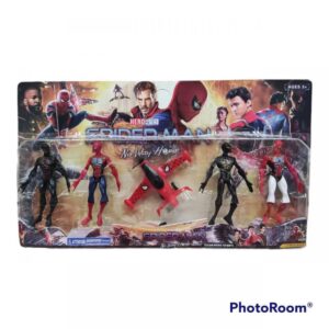 SPIDER MAN X4 CON AVION Y LUZ BLISTER 0145