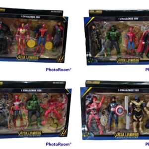 AVENGERS X4 CON LUZ CAJA 0175