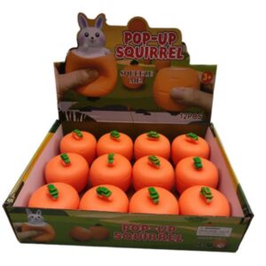 SQUISHY POP-UP SQUIRREL X12 AL-0439-5