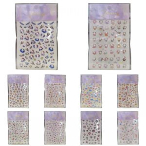 PEGATINAS DE UNAS EN RELIEVE X25U ZY101