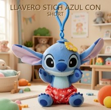 LLAVERO STICH AZUL CON SHORT