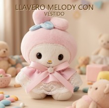 LLAVERO MELODY CON VESTIDO