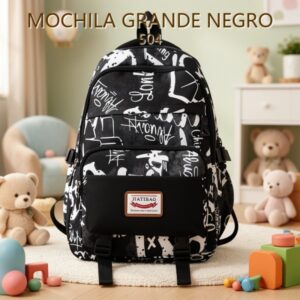 MOCHILA GRANDE NEGRO 504