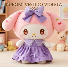 KUROMI VESTIDO VIOLETA 40CM