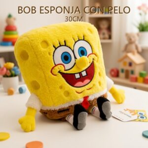 BOB ESPONJA CON PELO 30CM