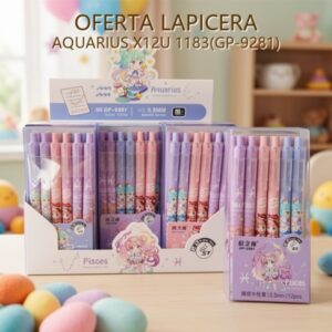 LAPICERA AQUARIUS X12U 1183(GP-9281)