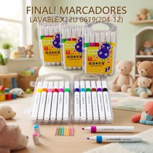 MARCADORES LAVABLE X12U 0619(204-12)