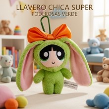 LLAVERO CHICA SUPER PODEROSAS VERDE