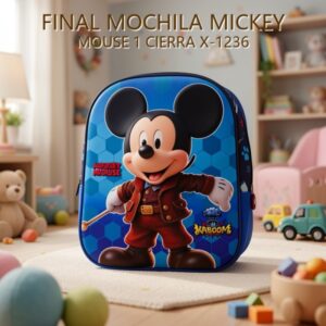 MOCHILA MICKEY MOUSE 1 CIERRA X-1236