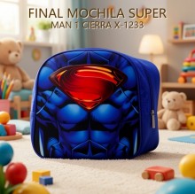 MOCHILA SUPER MAN 1 CIERRA X-1233