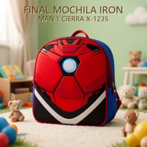MOCHILA IRON MAN 1 CIERRA X-1235