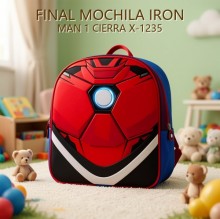 MOCHILA IRON MAN 1 CIERRA X-1235