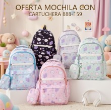 MOCHILA CON CARTUCHERA 888-159