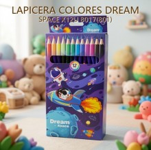 LAPICERA COLORES DREAM SPACE X12U 8017(801)