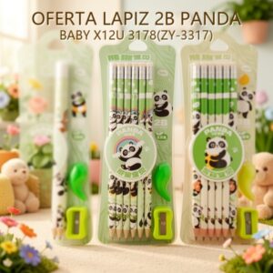 LAPIZ 2B PANDA BABY X12U 3178(ZY-3317)