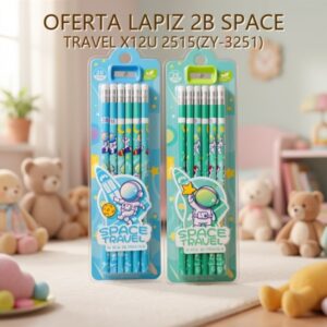 LAPIZ 2B SPACE TRAVEL X12U 2515(ZY-3251)