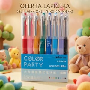 LAPICERA COLORES X8U 7030(CS-R478)
