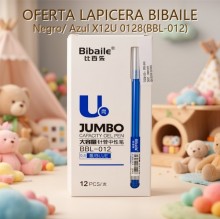 LAPICERA BIBAILE Negro/ Azul X12U 0128(BBL-012)