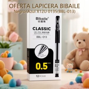 LAPICERA BIBAILE Negro/Azul X12U 0135(BBL-013)