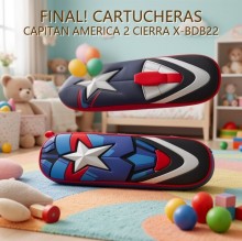 CARTUCHERAS CAPITAN AMERICA 2 CIERRA X-BDB22