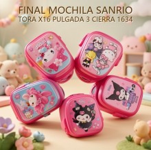 MOCHILA SANRIO TORA X16 PULGADA 3 CIERRA 1634