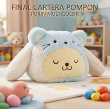 FINAL CARTERA POMPON PURIN MULTICOLOR