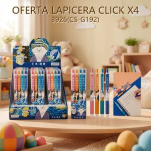 LAPICERA CLICK X4 3926(CS-G192)