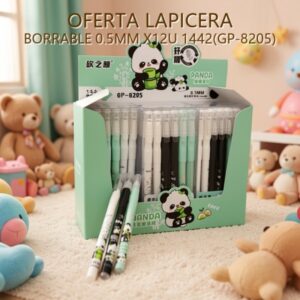 LAPICERA BORRABLE 0.5MM X12U 1442(GP-8205)