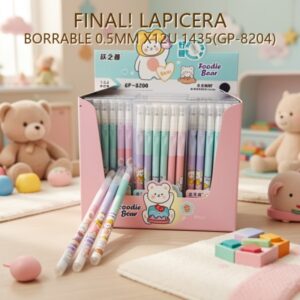LAPICERA BORRABLE 0.5MM X12U 1435(GP-8204)