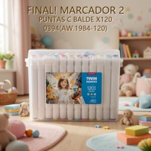 MARCADOR 2 PUNTAS C BALDE X120 0394(AW.1984-120)
