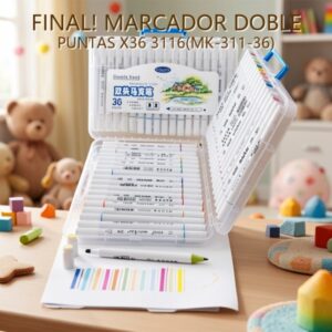 MARCADOR DOBLE PUNTAS X36 3116(MK-311-36)