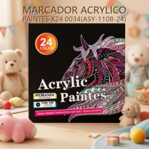 MARCADOR ACRYLICO PAINTES X24 0034(ASY-1108-24)