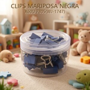 CLIPS MARIPOSA NEGRA X60U 7805(WJ-1747)