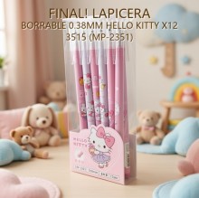 LAPICERA BORRABLE 0.38MM HELLO KITTY X12 3515 (MP-2351)