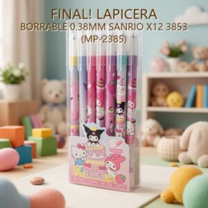LAPICERA BORRABLE 0.38MM SANRIO X12 3853 (MP-2385)
