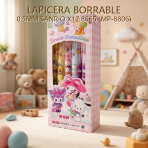 LAPICERA BORRABLE 0.5MM SANRIO X12 8065 (MP-8806)