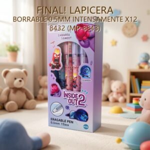 LAPICERA BORRABLE 0.5MM INTENSAMENTE X12 8432 (MP-8843)