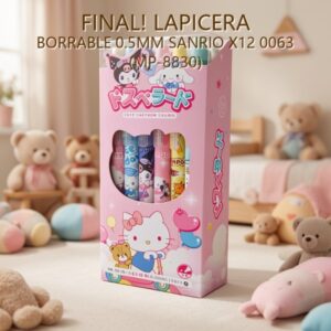 LAPICERA BORRABLE 0.5MM SANRIO X12 0063 (MP-8830)