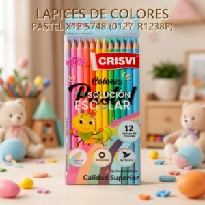 LAPICES DE COLORES PASTEL X12 5748 (0127-R1238P)
