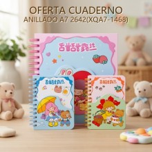 CUADERNO ANILLADO A7 2642(XQA7-1468)