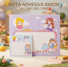 NOTA ADHESIVA 8X8CM X40 2635 (BQ-1099)