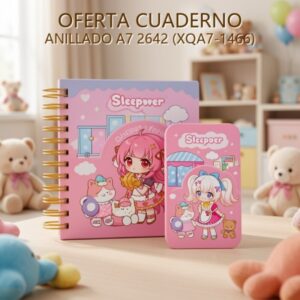 CUADERNO ANILLADO A7 2642 (XQA7-1466)